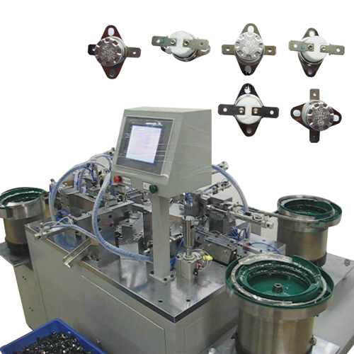 突跳式溫控開關自動組裝設備